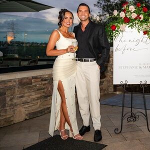 Elegant White Dress with Side Slit